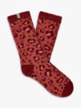 UGG Josephine Leopard Print Socks, Kiln