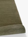 John Lewis Plain New Zealand Wool Rug, L140 x W80 cm, Mid Green