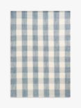 John Lewis Gingham Check Rug, Green, L180 x W120 cm