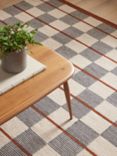 John Lewis Betula Checkerboard Rug, L240 x W170 cm, Orange/Multi