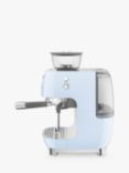 Smeg EGF03 Espresso Machine, Pastel Blue