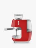 Smeg EGF03 Espresso Machine, Red