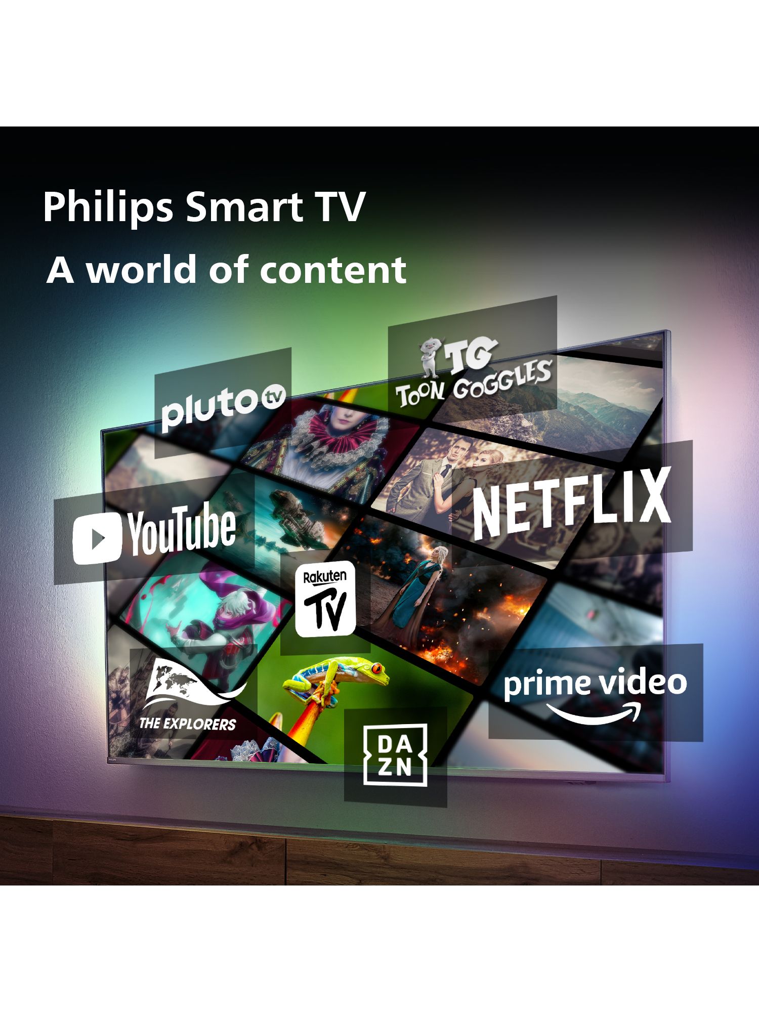 Philips 50PUS8108 (2023) LED HDR 4K Ultra HD Smart TV, 50 inch