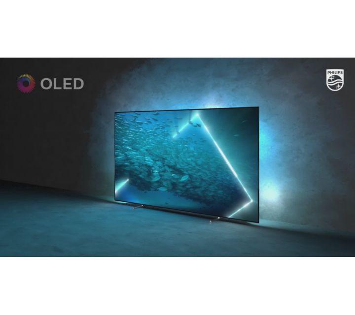 Philips 55OLED706/12 Serie 7 Smart tv oled 4k 55 '' with ambilight -  chromed metal