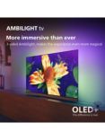 Philips 65OLED907 (2022) OLED HDR 4K Ultra HD Smart Android TV, 65 inch with Freeview Play, Ambilight & Dolby Atmos, Metal