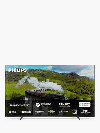 Philips 43PUS7608 (2023) LED HDR 4K Ultra HD Smart TV, 43 inch with Freeview Play & Dolby Atmos, Anthracite Grey