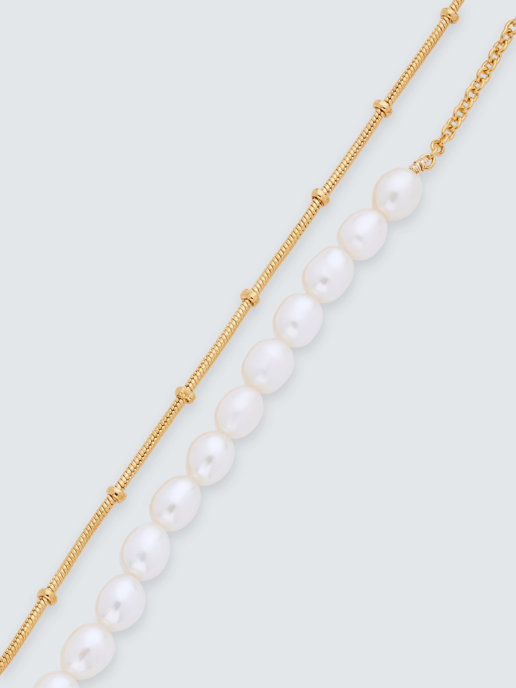 Buy John Lewis Gemstones & Pearls Fine Pearl Bracelet Online at johnlewis.com