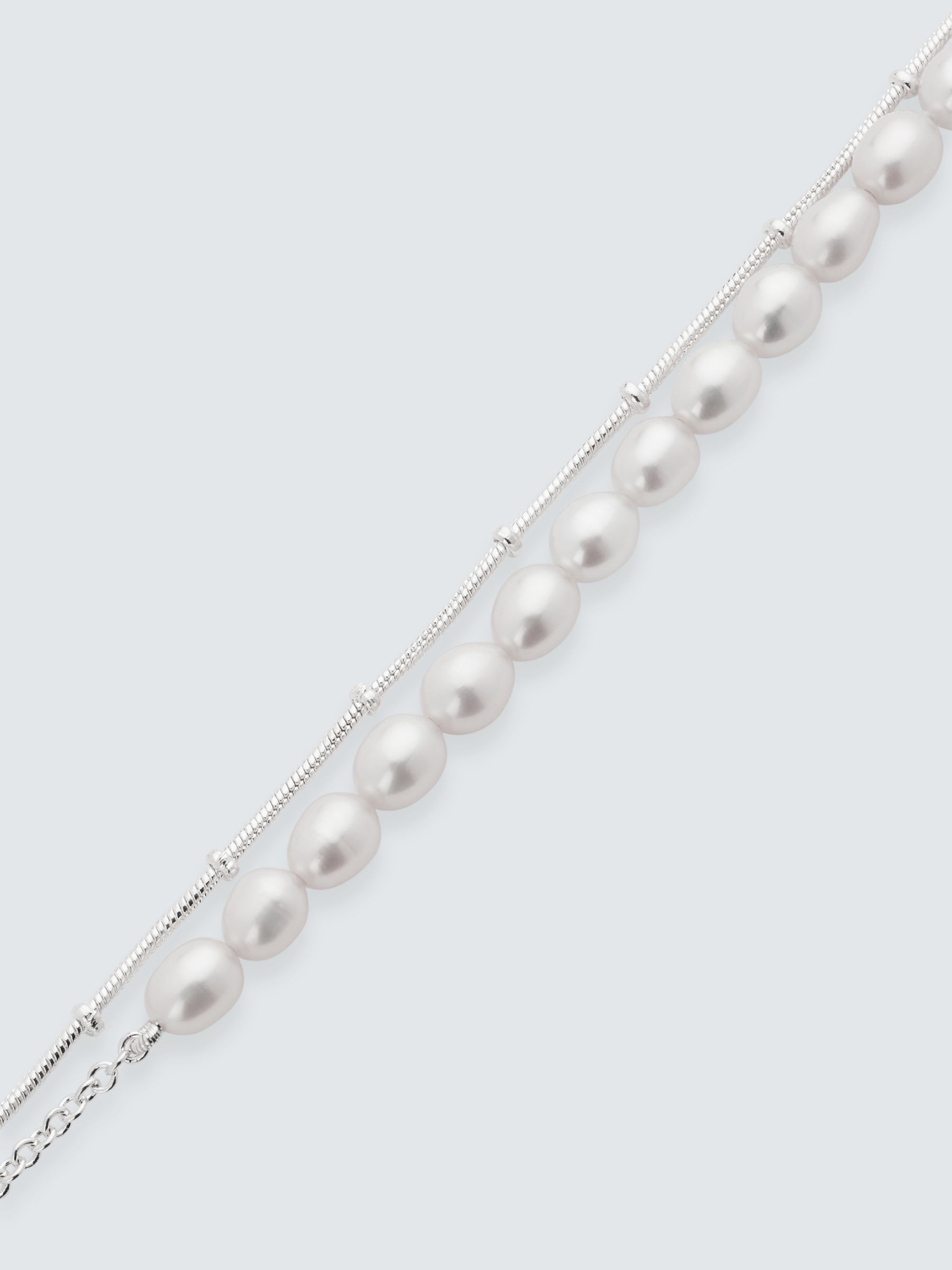 Buy John Lewis Gemstones & Pearls Fine Pearl Bracelet Online at johnlewis.com