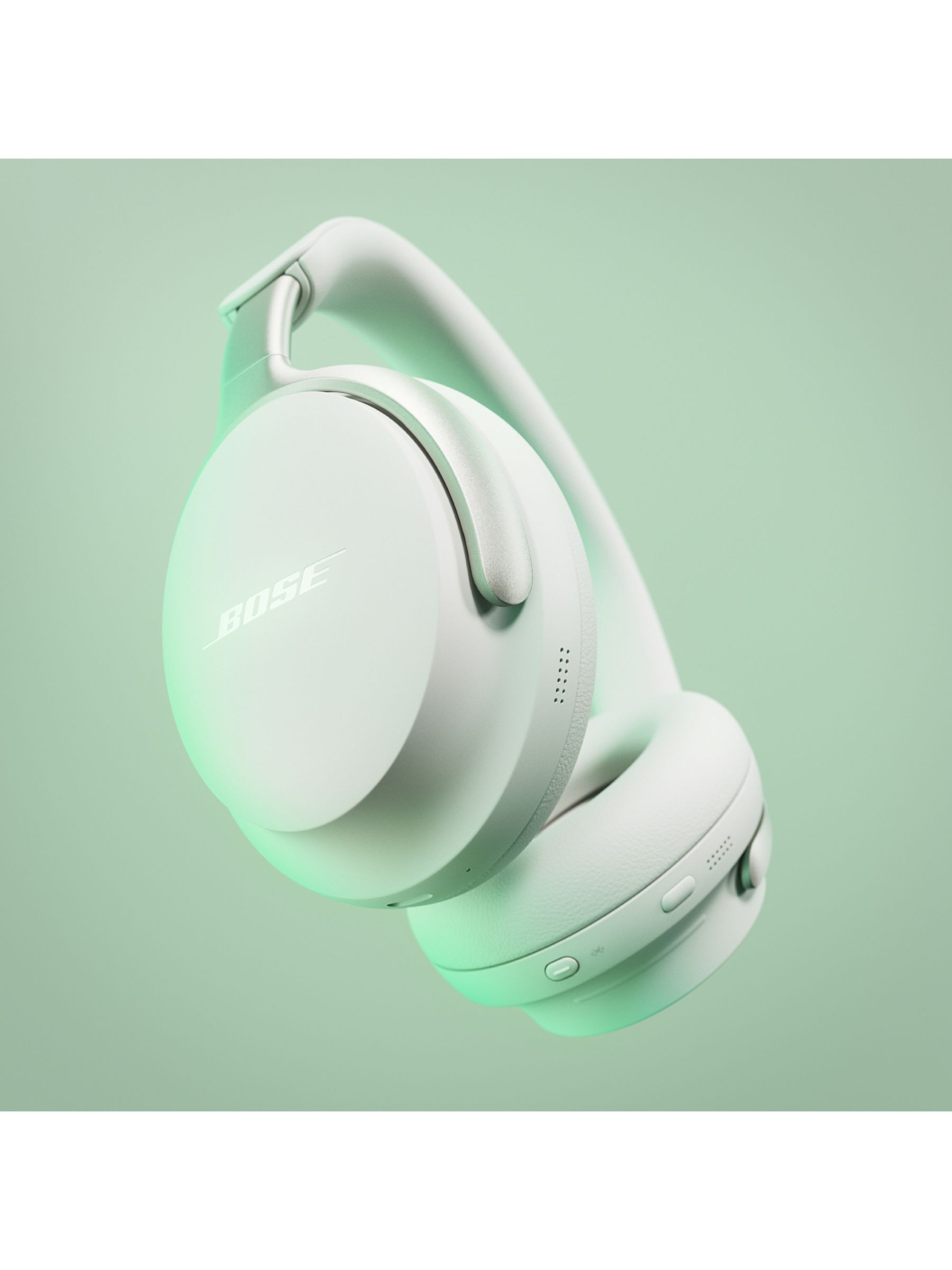 Bose QuietComfort Ultra Noise Cancelling Over-Ear Wireless Bluetooth  Headphones with Mic/Remote, White Smoke