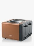 Bosch DesignLine Plus 4 Slice Toaster, Copper