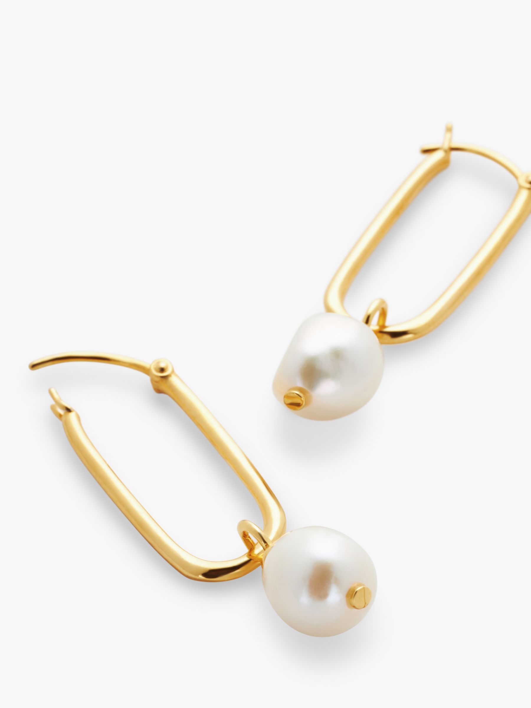 Buy John Lewis Gemstones & Pearls Baroque Pearl Drop Earrings, Gold Online at johnlewis.com