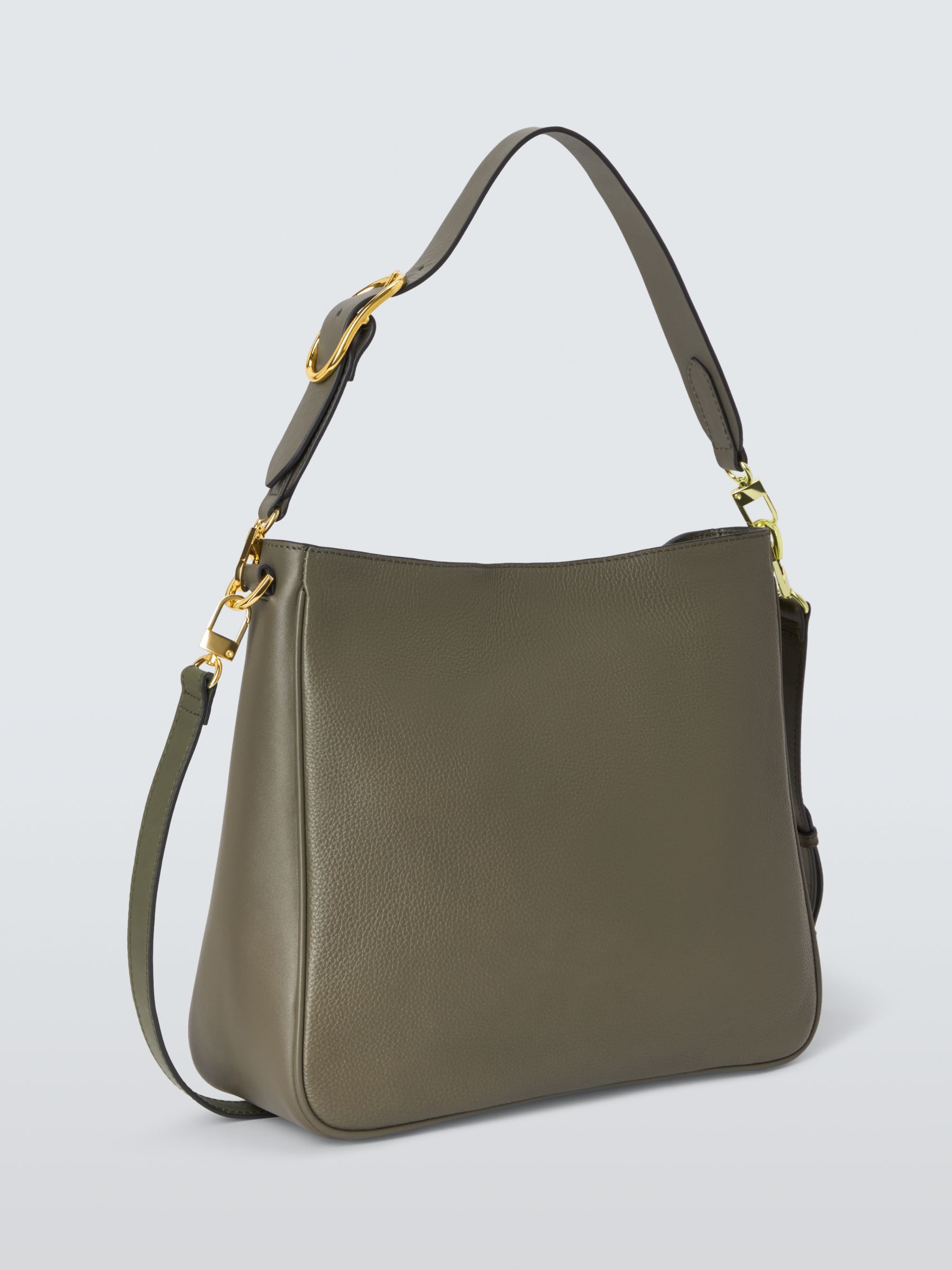 Buy John Lewis Large Buckle Leather Hobo Bag Online at johnlewis.com