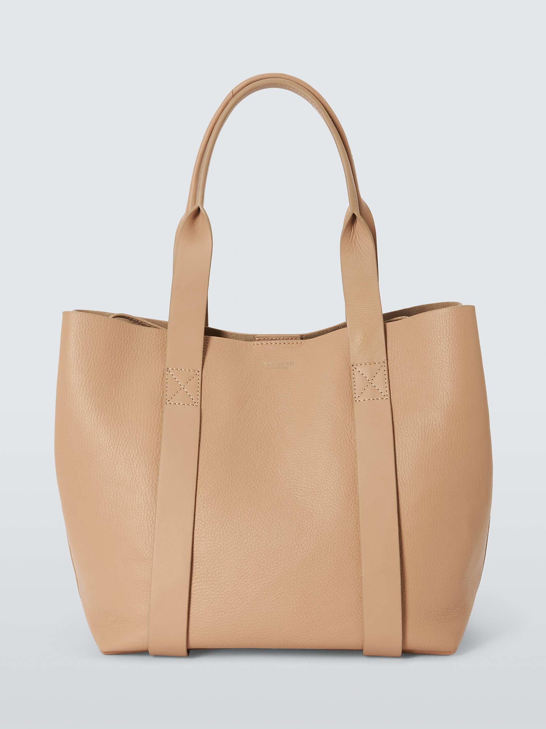 Buy John Lewis Luxe Leather Tote Bag Online at johnlewis.com