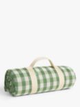 John Lewis Classic Check Extra Large Picnic Rug, Green/Cream