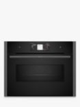 Neff N90 C24MT73G0B Built In Electric Compact Oven with Microwave, Grey Graphite