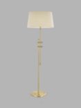 John Lewis Classic Tall Floor Lamp, Matte Antique Brass