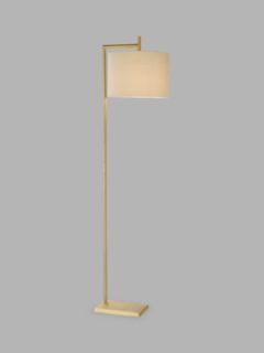 John Lewis Blakely Floor Lamp, Matte Antique Brass
