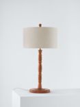 John Lewis Classic Table Lamp, Walnut