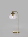 John Lewis Artisan Task Lamp, Warm Satin Brass