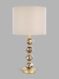 John Lewis Zane Table Lamp, Matte Antique Brass