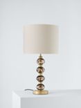 John Lewis Zane Table Lamp, Matte Antique Brass