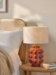 John Lewis Bubble Table Lamp, Burnt Orange