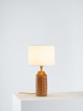 John Lewis Scallop Lamp Base, Orange