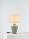 John Lewis Eldoris Ceramic Table Lamp, Blue