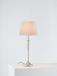 John Lewis Reeded Column Lamp Base, Polished Nickle