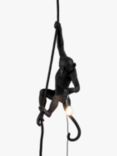 Seletti Hanging Monkey Indoor/Outdoor Old Pendant Light, Black