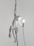 Seletti Hanging Monkey Pendant Light, White