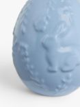 John Lewis Ceramic Egg Decoration, Blue