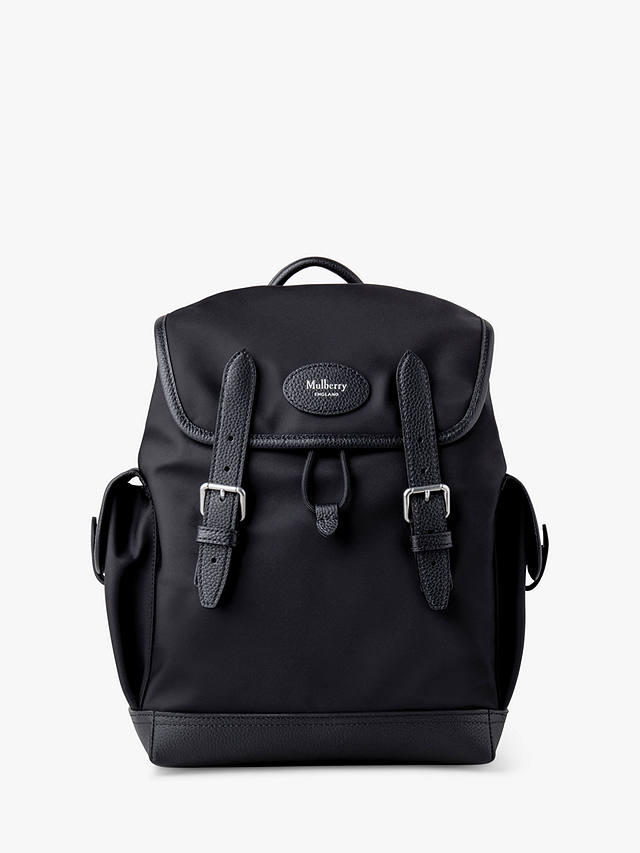 Mulberry Mini Heritage Nylon Backpack, Black