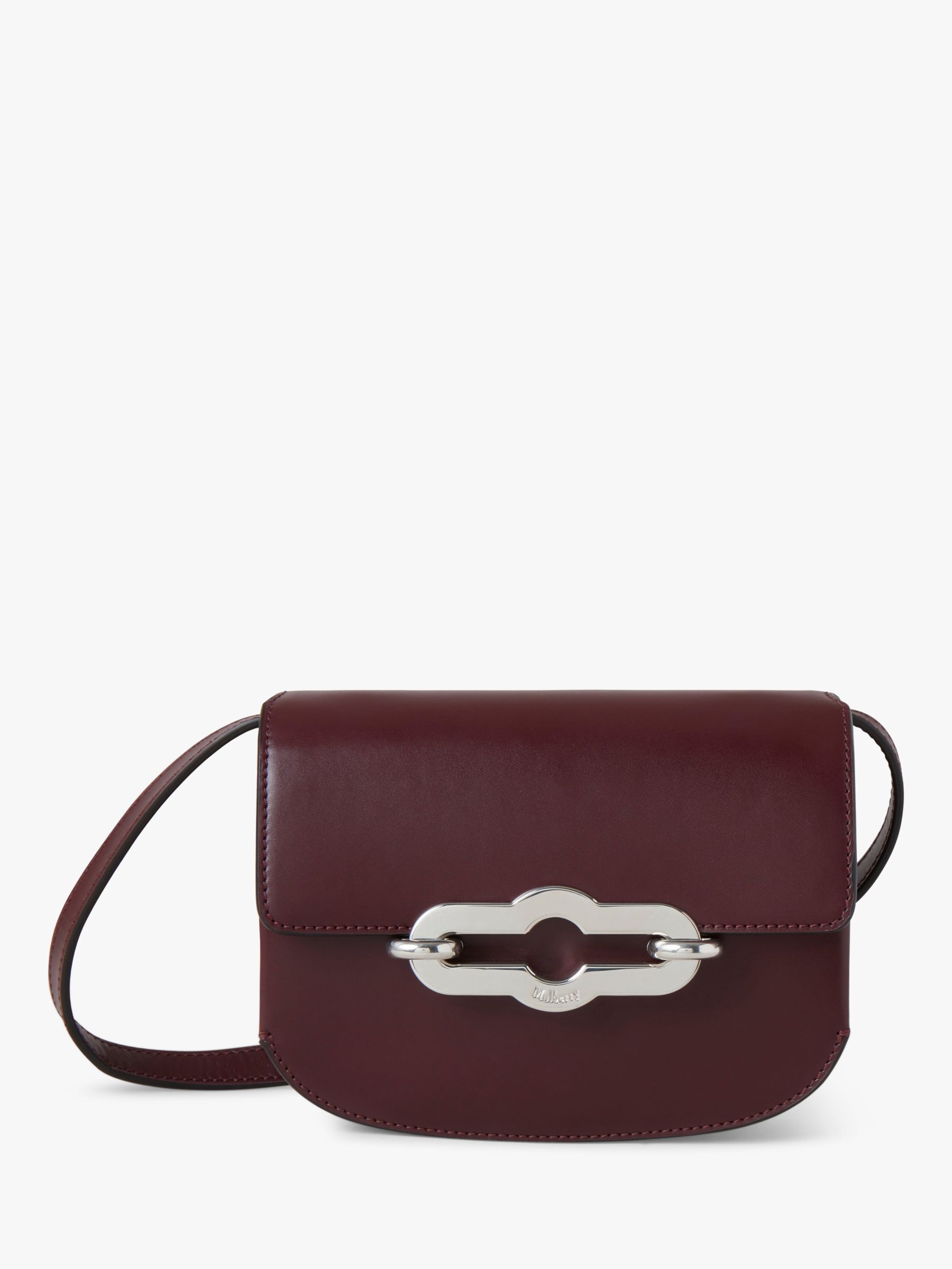 Mulberry Small Pimlico Satchel, Black Cherry at John Lewis & Partners