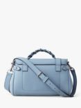 Mulberry Mini Alexa Heavy Grain Leather Cross Body Bag, Poplin Blue