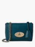 Mulberry Lily Micro Classic Grain Leather Shoulder Bag, Linen Green