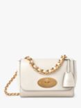 Mulberry Lily Heavy Grain Leather Top Handle Bag, Eggshell