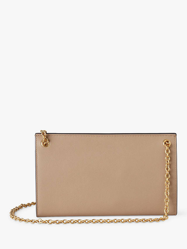 Mulberry Amberley Silky Calf Leather Clutch Bag, Maple at John Lewis ...