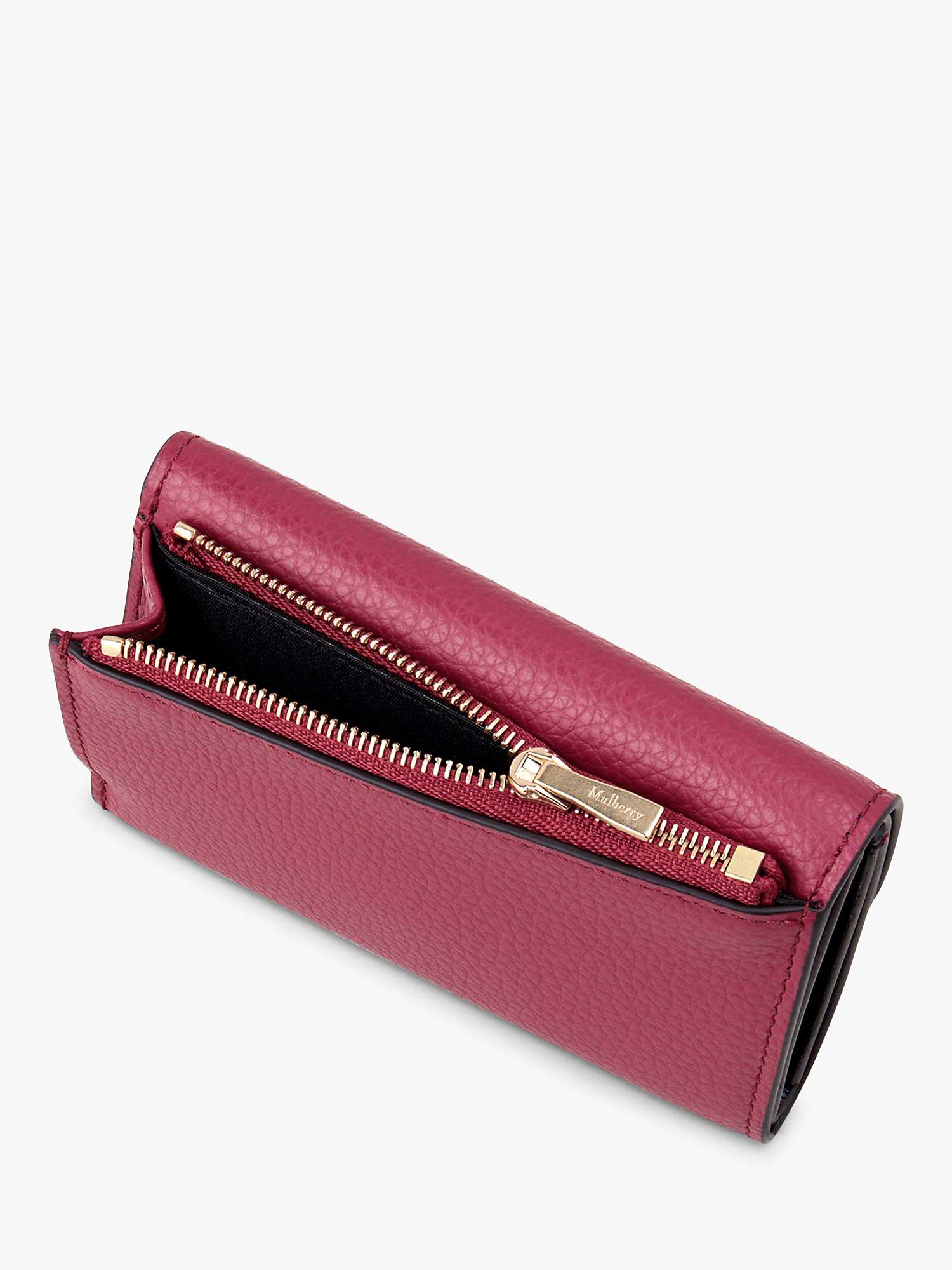 Buy Mulberry Darley High Shine Leather Folded Multi-Card Wallet Online at johnlewis.com