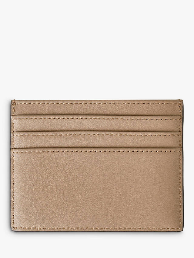 Mulberry Micro Classic Grain Leather Zipped Credit Card Slip, Maple