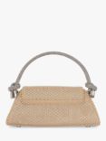 Dune Brynley Embellished Diamante Knot Strap Grab Bag, Nude