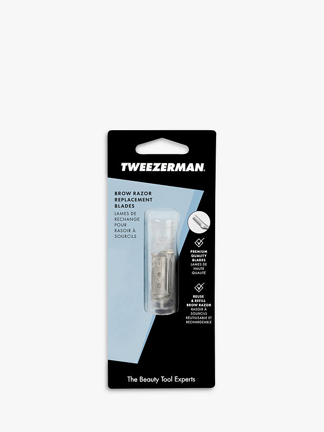Tweezerman Brow Razor Replacement Blades, x 4 3