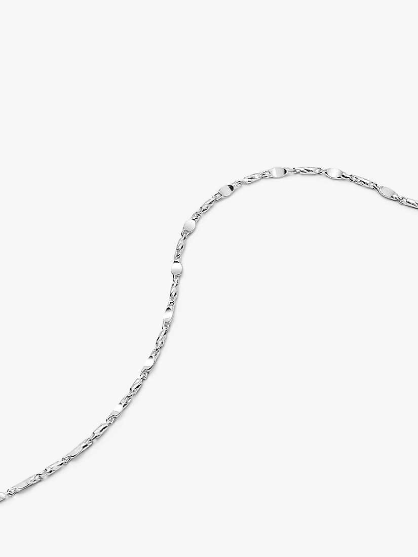 Buy Daisy London Tidal Twist Necklace, Silver Online at johnlewis.com