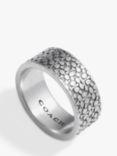 Coach Signature C Motif Ring, Silver