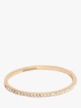 AllSaints Crystal Hinge Bracelet, Gold