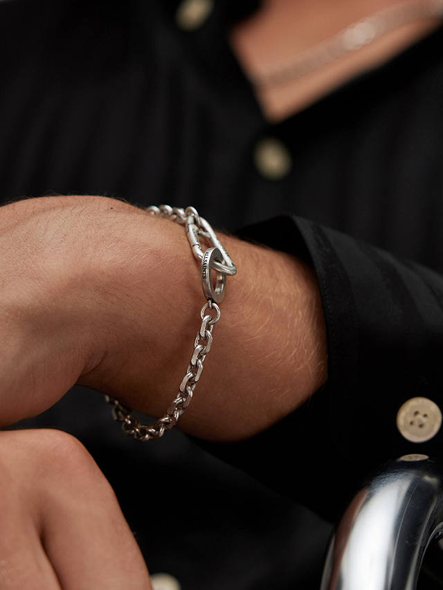 AllSaints Link Chain Bracelet, Silver