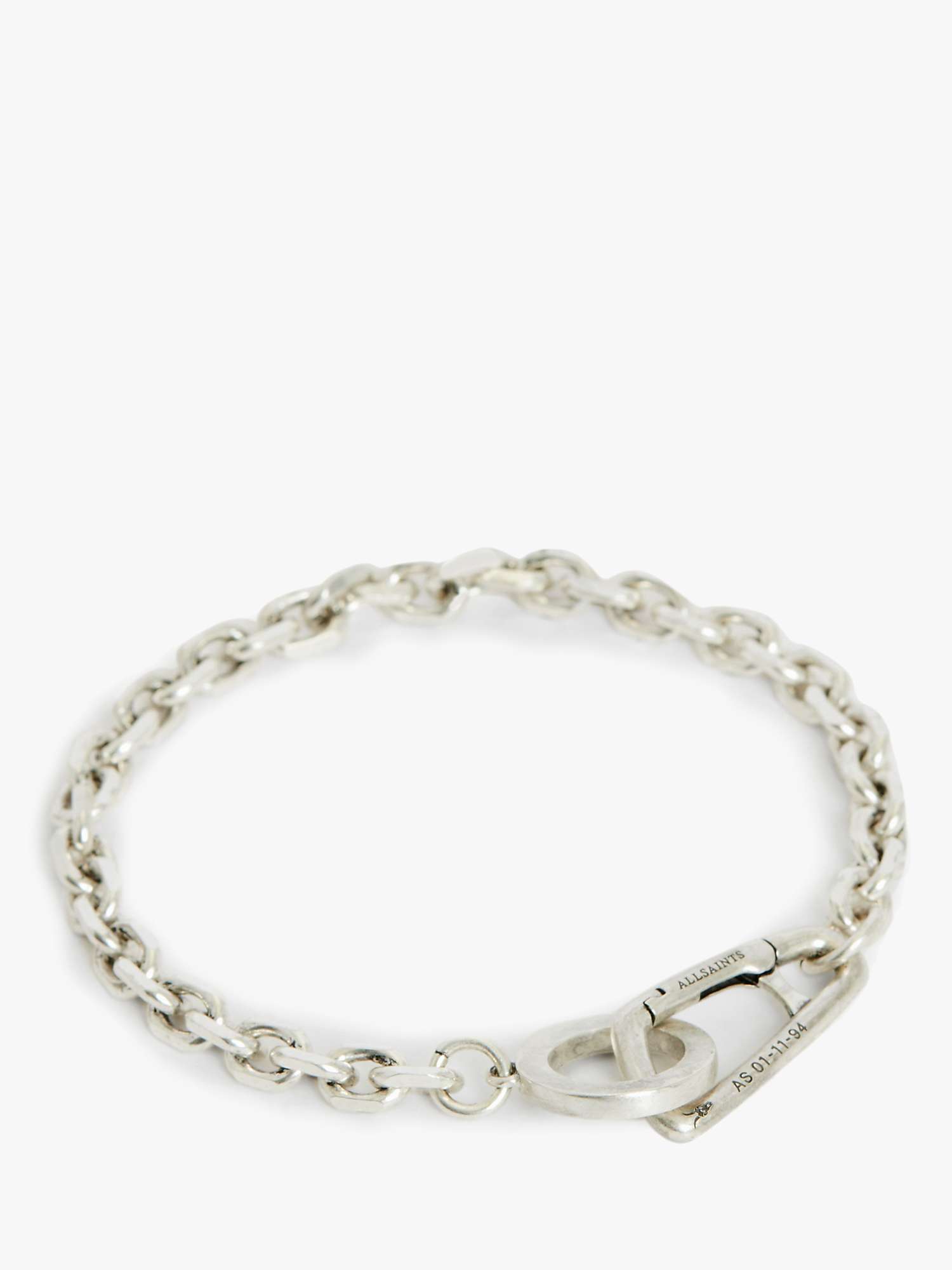 Buy AllSaints Link Chain Bracelet, Silver Online at johnlewis.com