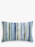 John Lewis Brook Stripe Cushion, Blue