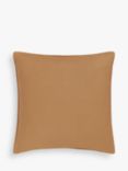 John Lewis Corded Square Cushion, Caramel