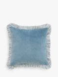 John Lewis Velvet Frill Cushion